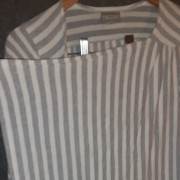 Niche XL striped cardigan gray white - Picture 4 of 7